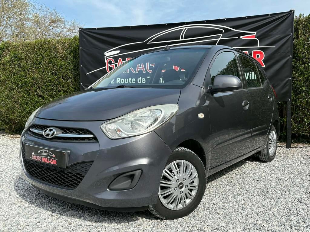 Hyundai i10 1.0i Euro5 Clim/Aux/Usb... Garantie 1an!, Auto's, Hyundai, Voorwielaandrijving, Euro 5, Stof, Zwart