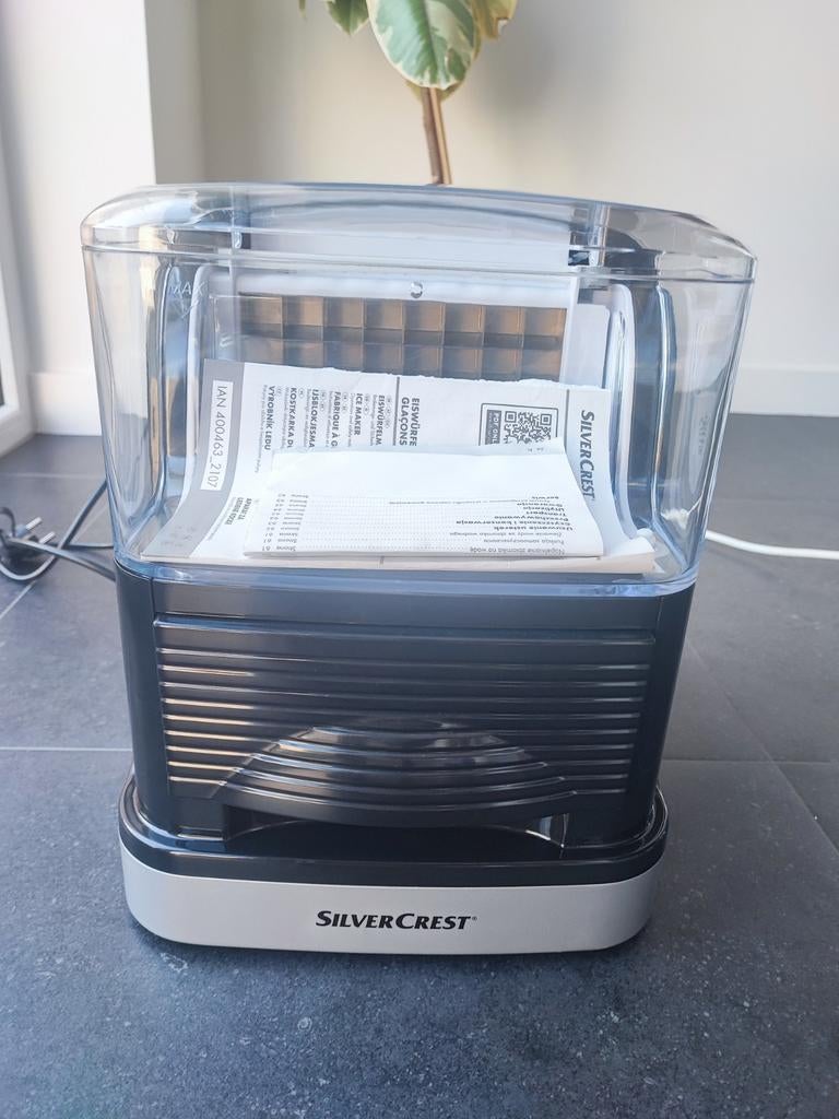 Silvercrest  IJsblokjesmachine ICM 220A1, Elektronische apparatuur, Ophalen of Verzenden, Zo goed als nieuw, Koelelement