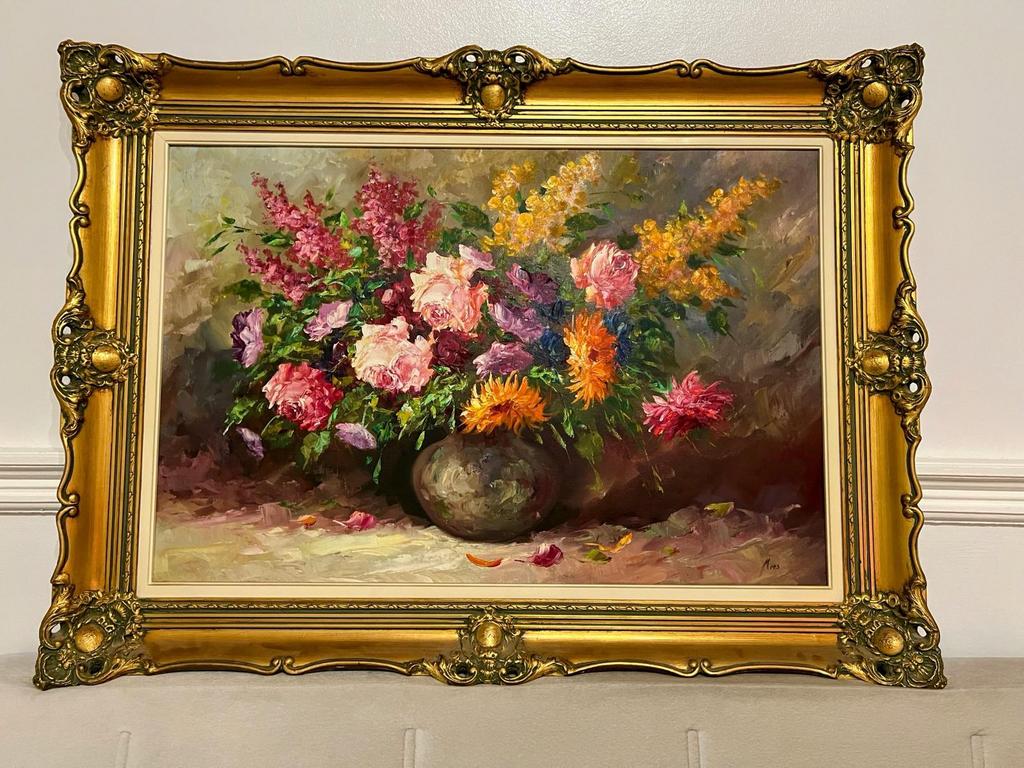 Tableau peinture signé mees, Antiquités & Art, Enlèvement