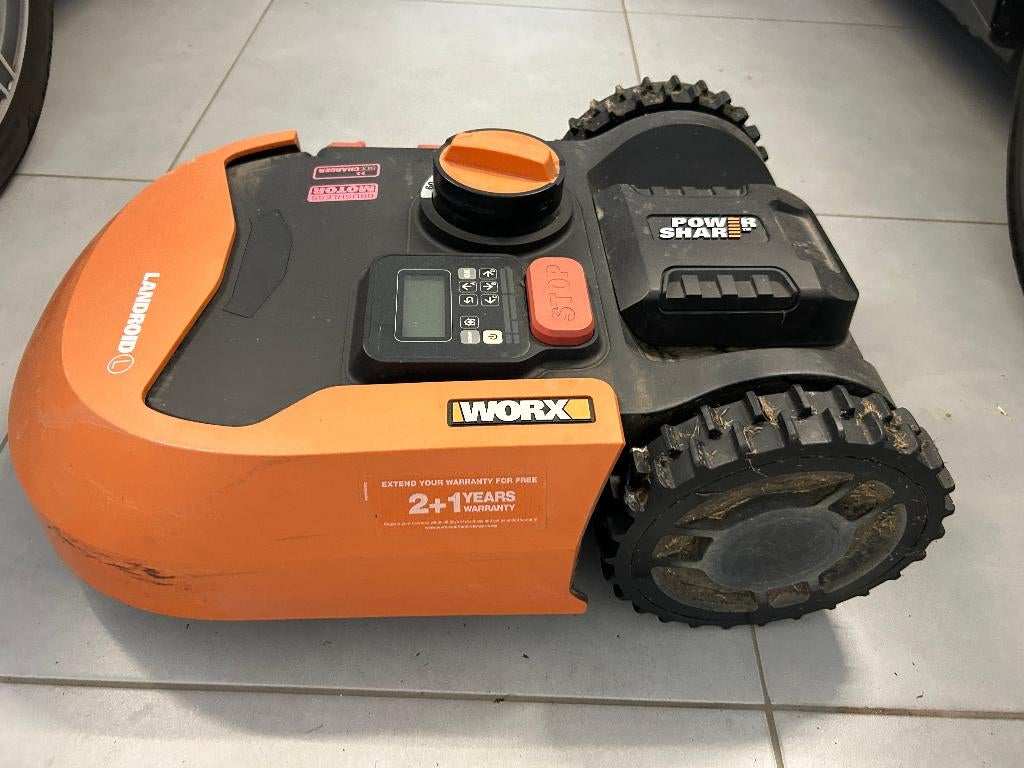 Robotmaaier worx landroid (2000m²), Jardin & Terrasse, Enlèvement, Utilisé, Worx, Contrôlable via l'application