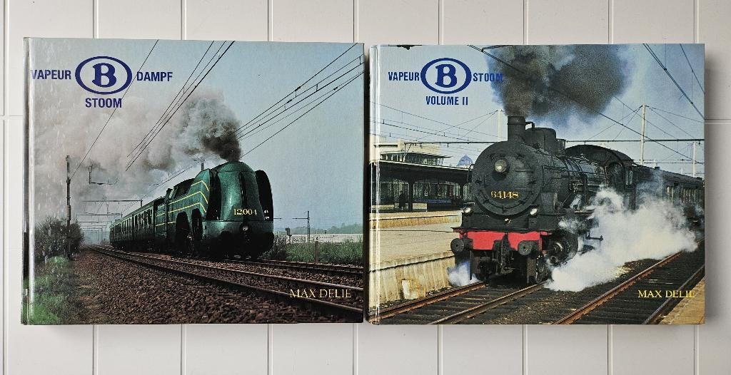 B Vapeur - Dampf - Stoom: Deel 1; 2, Boeken, Vervoer en Transport, Ophalen of Verzenden, Gelezen, Max Delie, Trein