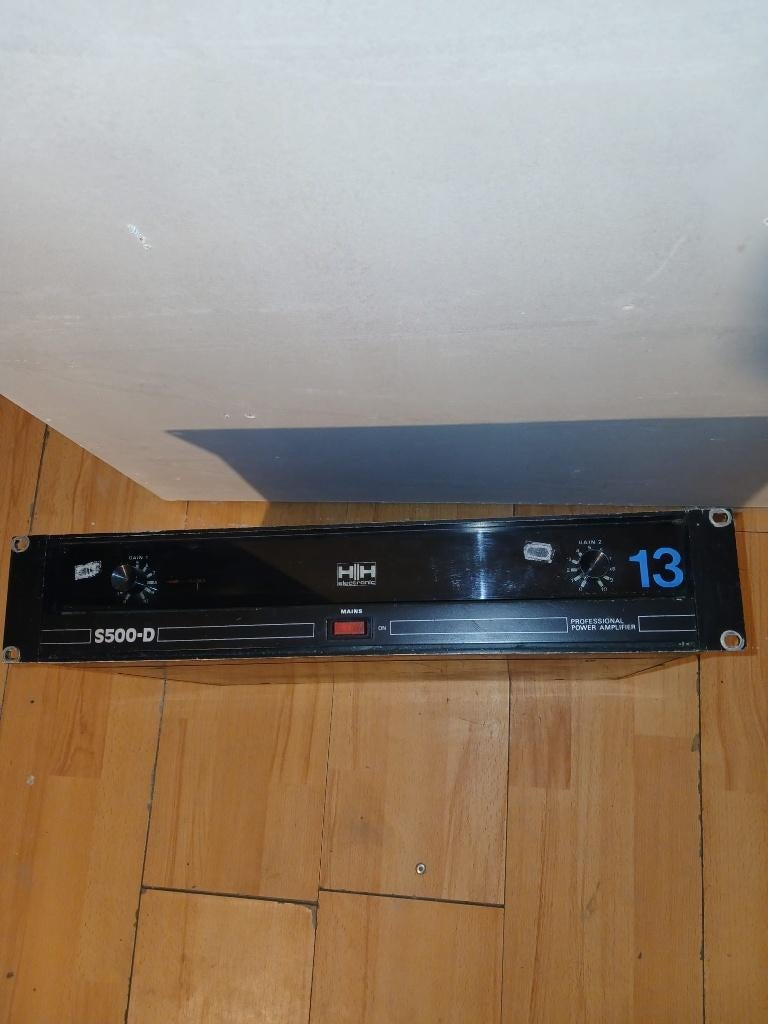 Ampli de puissance HH Electronic S500-D - Professionnel  50w, Autres marques, Enlèvement ou Envoi, Utilisé, 120 watts ou plus