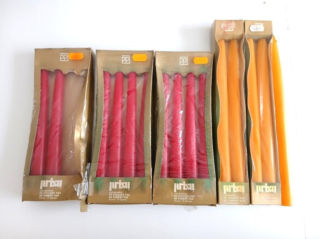 Lot de 15 bougies, Enlèvement, Comme neuf, Bougie