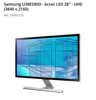 Ecran pc samsung 4k, Computers en Software, Monitoren, Kantelbaar, 1 tot 2 ms, 60 Hz of minder, Ophalen