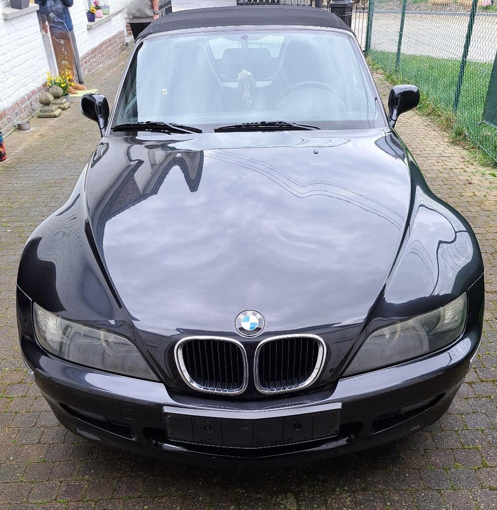 BmwZ3 bwj 2001 ZWART, Autos, Cuir, Achat, 2 places, Boîte manuelle