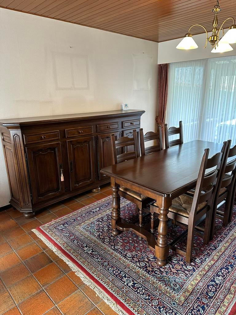 Eetkamer, Huis en Inrichting, Ophalen, Gebruikt, 4 tot 6 stoelen