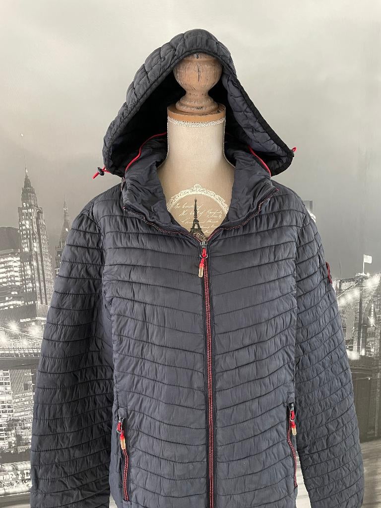 blauw regen jasje Superdry tussenseizoen dames 38, Kleding | Dames, Maat 38/40 (M), Gedragen, Superdry, Verzenden