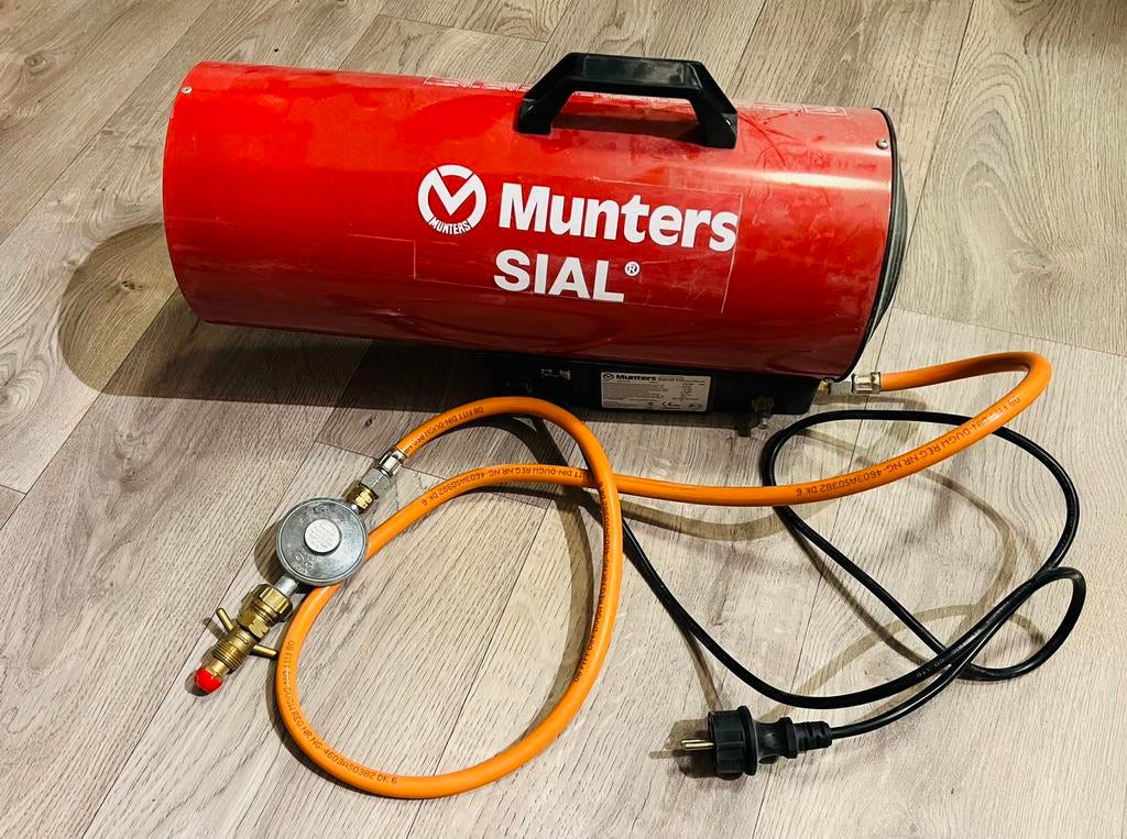 Bouwdroger heteluchtkanon Munters KD 15 M 17,5kW, Doe-het-zelf en Bouw, Overige Doe-Het-Zelf en Bouw, Ophalen, Zo goed als nieuw