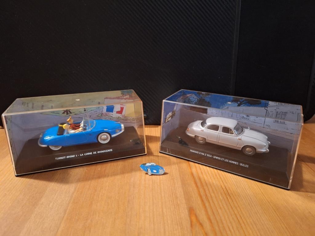 Atlas collectie Spirou Turbot-Rhino 1 + Panhard Dyna Z 1954, Ophalen, Gebruikt, Auto