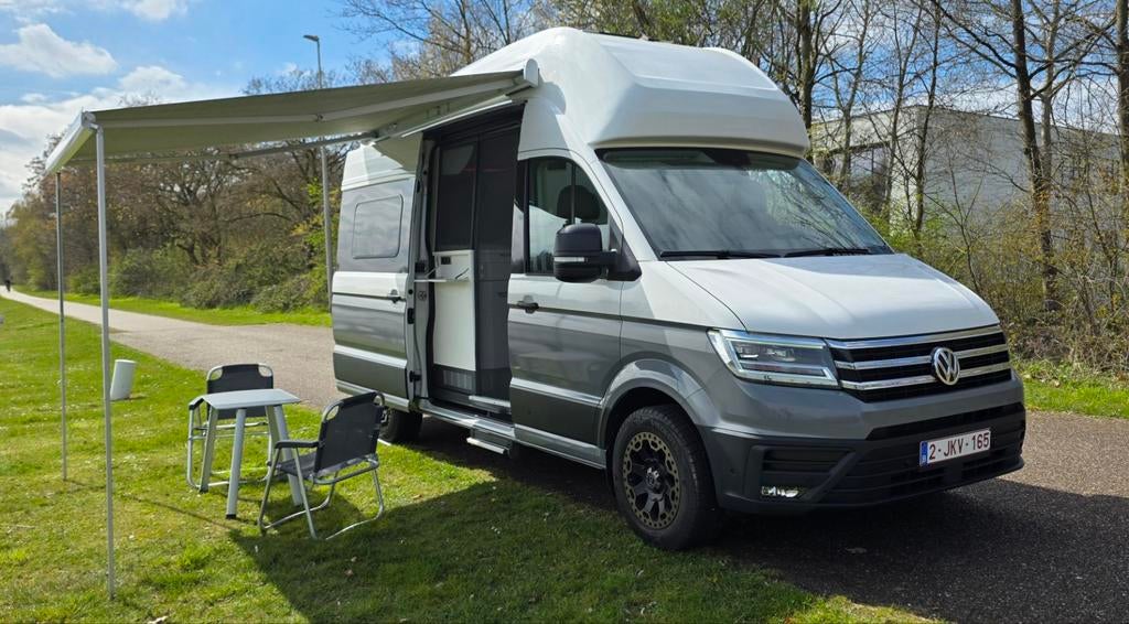 VW Grand California 2.0D 177pk Automaat., Caravans en Kamperen, Mobilhomes, Bedrijf, tot en met 4, Buscamper of Camperbus, Volkswagen