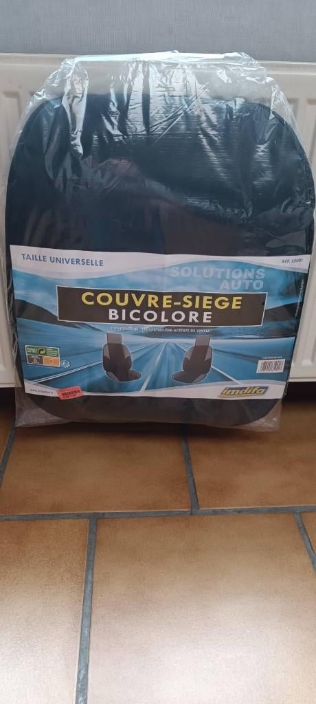 Couvre-siège bicolore neuf, Enlèvement, Neuf