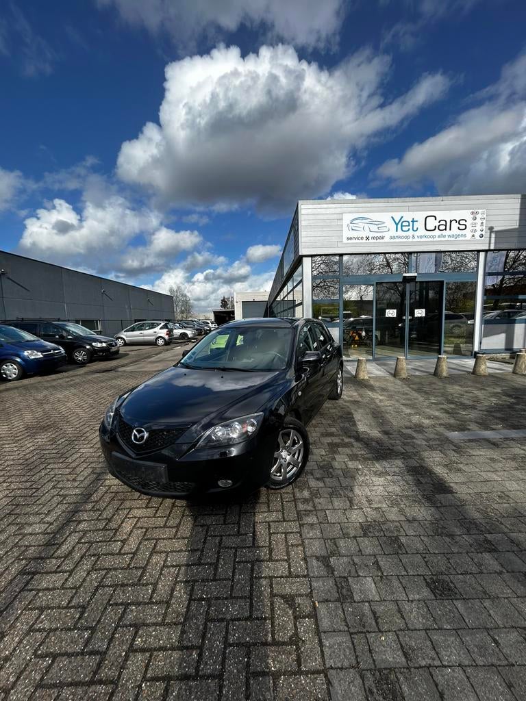 Mazda 3 2.0 sport benzine gekeurd voor verkoop, Auto's, Mazda, Voorwielaandrijving, Stof, Zwart, Zwart