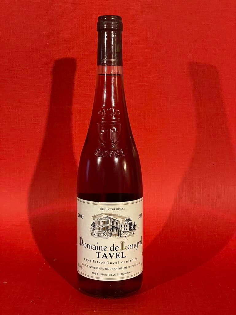 Domaine de Longval Tavel 2009 rosé wijn 75cl, Ophalen of Verzenden, Zo goed als nieuw, Vol