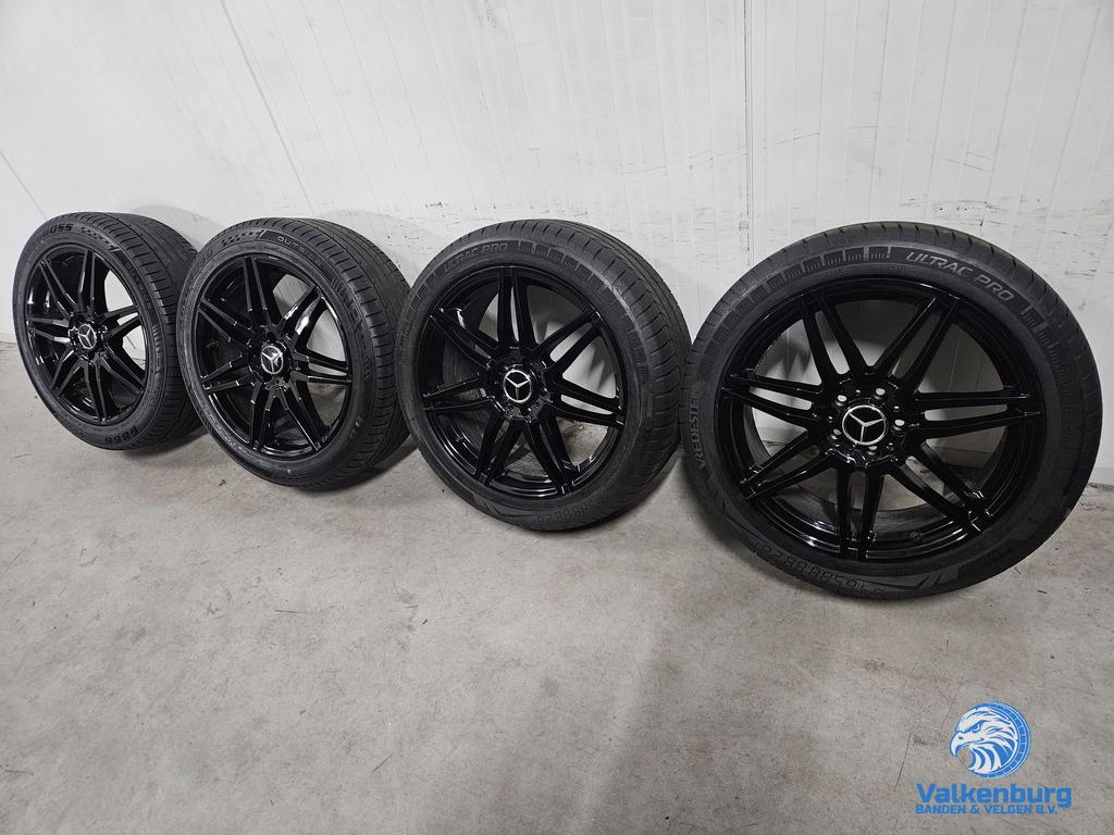 6mm! Mercedes Vito V-klasse W447 19 inch zwarte velgen TPMS, 19 inch, -, -, Banden en Velgen