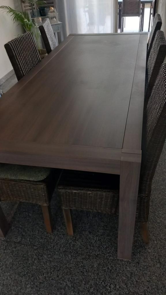 Table et chaises de salle à manger meuble Belot, Maison & Meubles, Enlèvement, Utilisé, 6 à 8 chaises