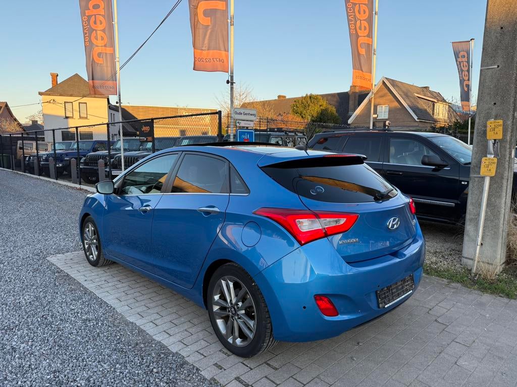 HYUNDAI I30 1.6 GDI AUTOMAAT FULL OPTIE FACELIFT 28.000 KM ✅, Auto's, Hyundai, Blauw, Leder en Stof, Bedrijf, 5 zetels