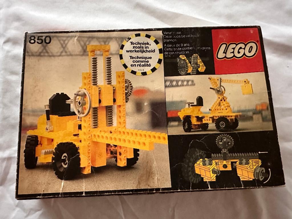 lego technics 850 851 852 853 854 855 856 857 vintage, Kinderen en Baby's, Speelgoed | Duplo en Lego, Gebruikt, Lego, Complete set
