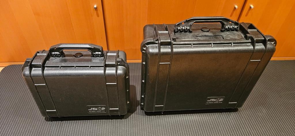 PELI CASE 1450 EN 1550 Bon état, Musique & Instruments, Boîtiers & Valises, Enlèvement, Comme neuf, Autres instruments, Flight case