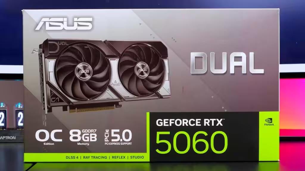 ASUS RTX 5060 8GB !, Informatique & Logiciels, Cartes vidéo, Enlèvement, Nvidia