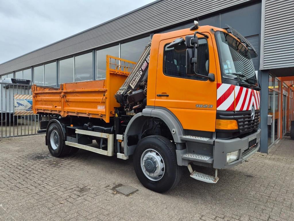Mercedes-Benz Atego 1823/ 4X4/ Kipper/ Krane/ 3X Sper, Auto's, Vrachtwagens, Euro 2, Overige kleuren, 170 kW, Mercedes-Benz