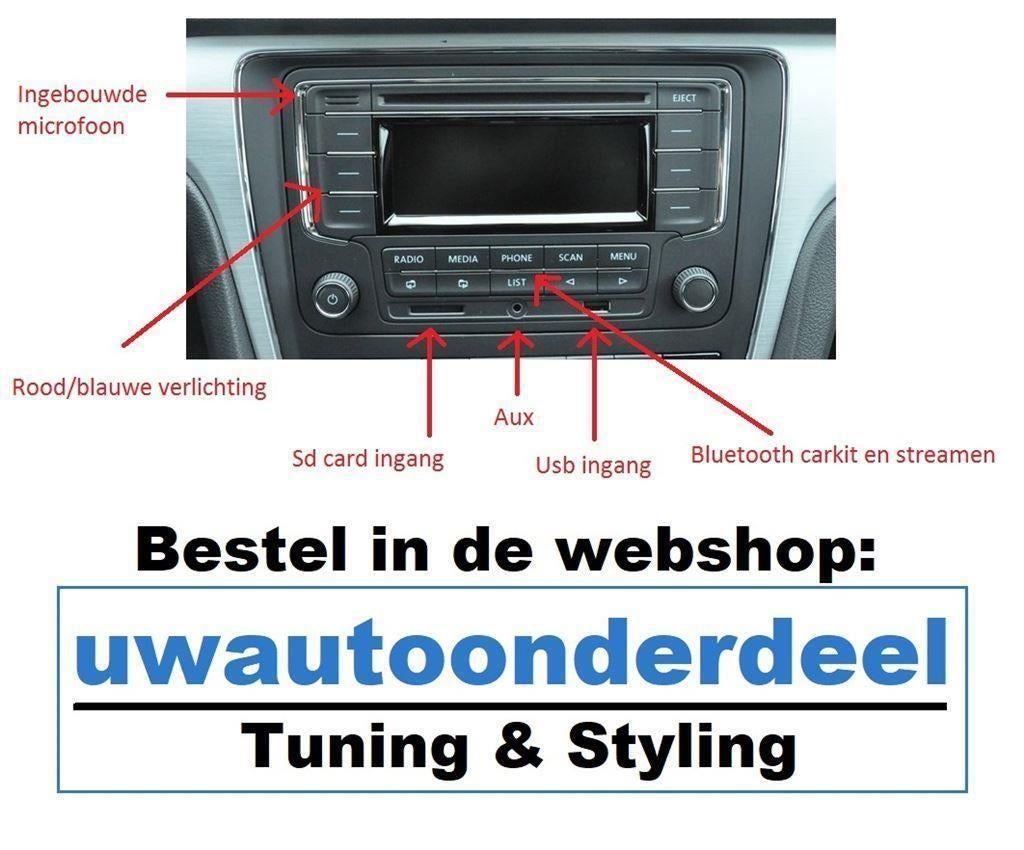 Radio Cd Bluetooth Usb Sd Mp3 Carkit Geschikt Voor Vw T5 T6, Verzenden