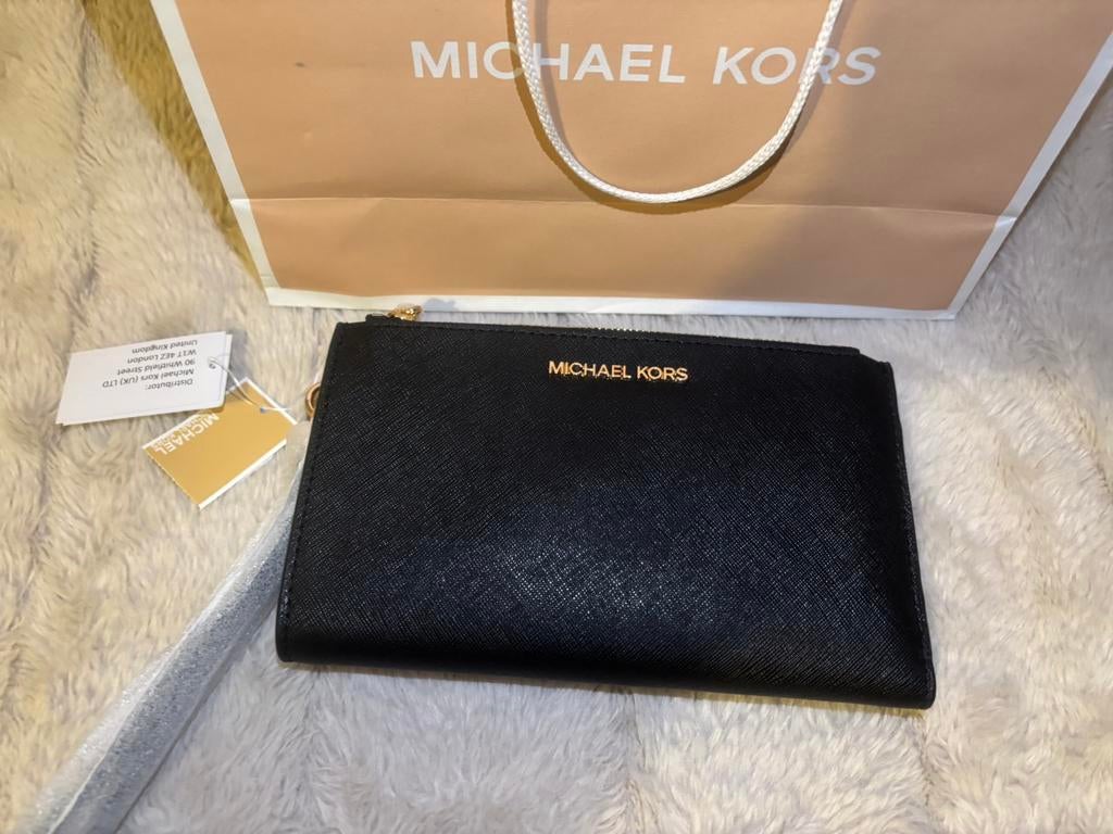 Portefeuille jet set travel michael kors neuf dorigine, Enlèvement, Comme neuf, Cuir