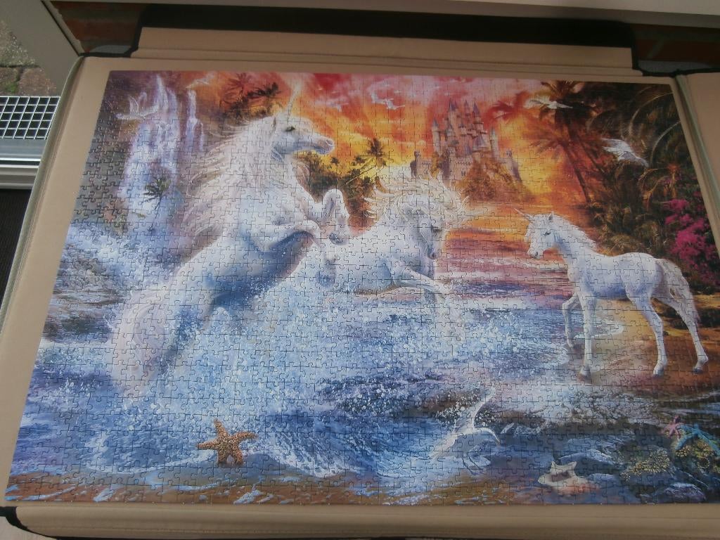 lot van 3 puzzels 1500 stuks  voor 8 euro, Ophalen of Verzenden, Gebruikt, Overige typen