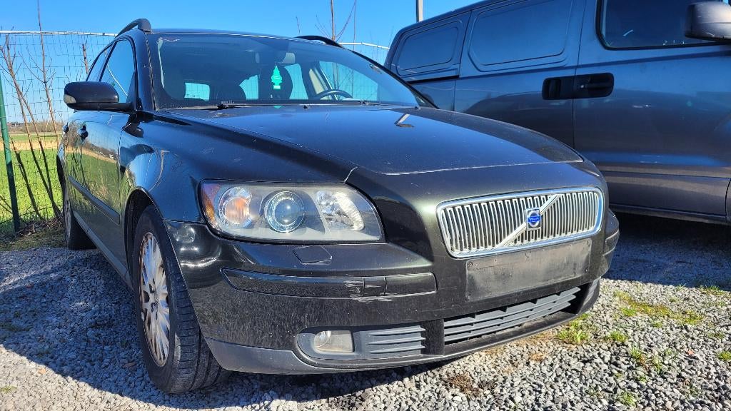 volvo V50 2.0d AIRCO LEDER TREKHAAK 2004, Auto's, 4 cilinders, Leder, Bedrijf, V50
