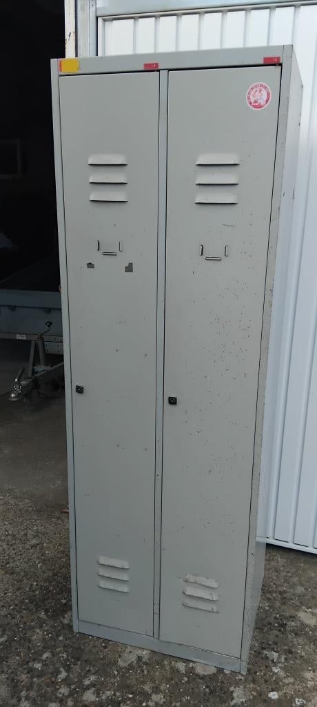 metalen lockerkast, Huis en Inrichting, Kasten | Lockerkasten, Ophalen, Gebruikt, Vintage