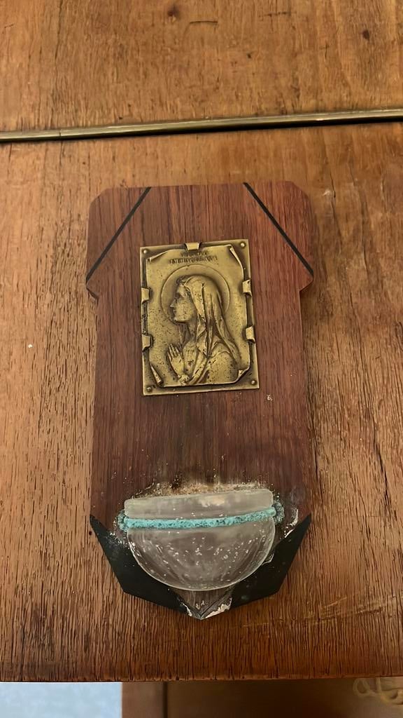 Wijwater vatje, Antiek en Kunst, Antiek | Religieuze voorwerpen, Ophalen of Verzenden