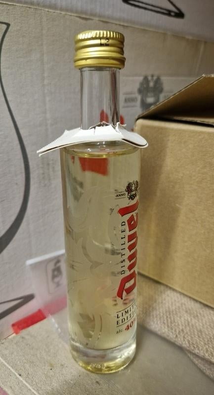 Duvel distilled whisky flesje 2013 - L2 - 10cl, Enlèvement ou Envoi, Bouteille(s), Duvel