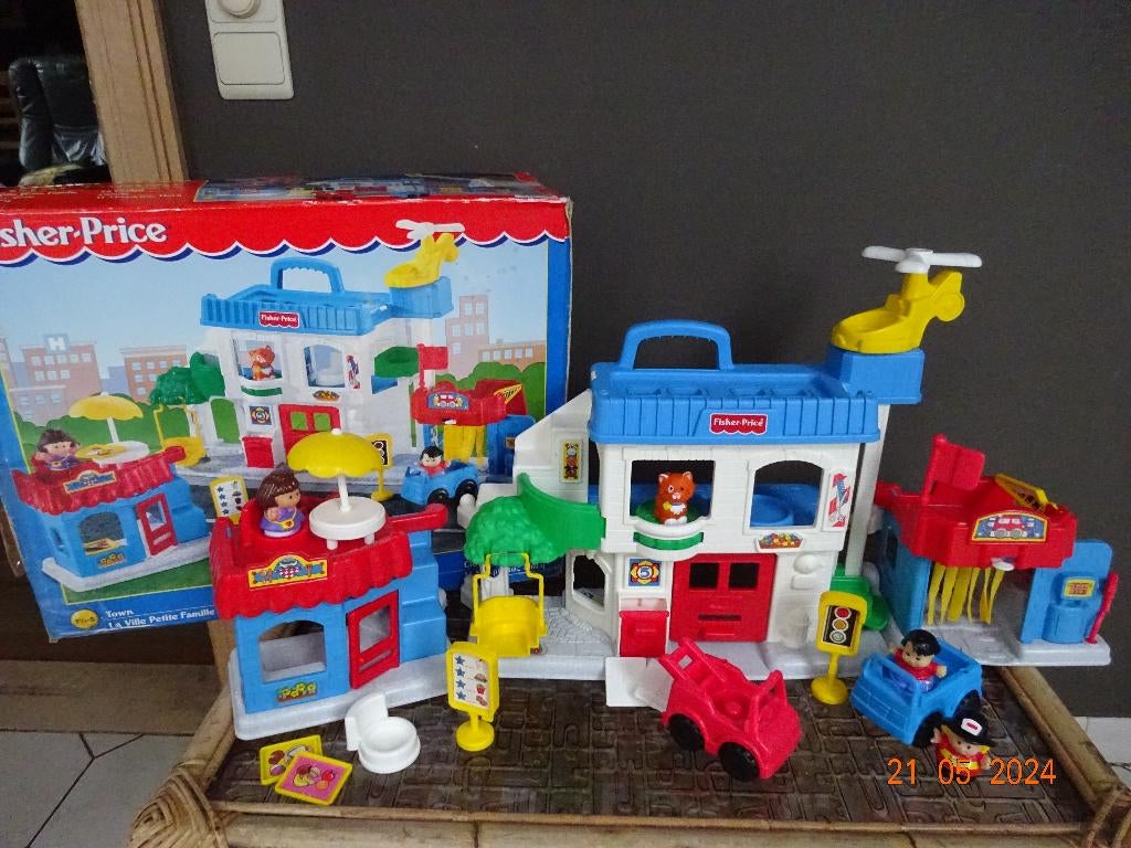 Fisher Price M9819-0 -Mijn grote stad-Winkelstraat*VOLLEDIG*, Ophalen of Verzenden