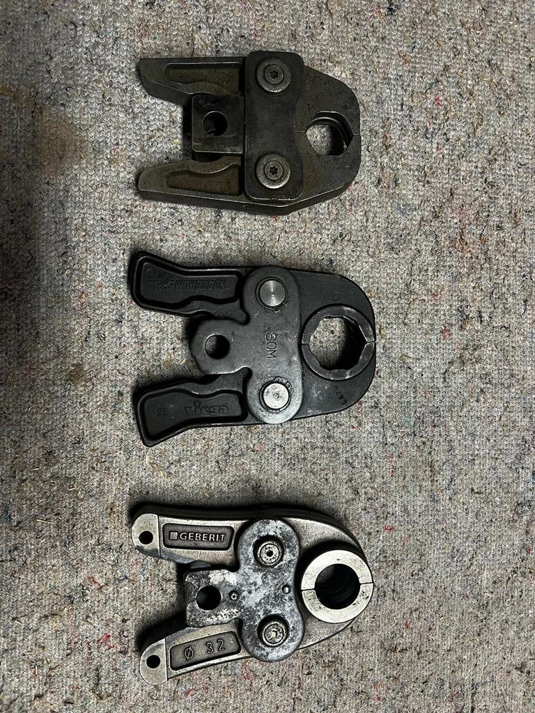 Set persbekken viega geberit mepla mapress, Doe-het-zelf en Bouw, Ophalen of Verzenden, Zo goed als nieuw