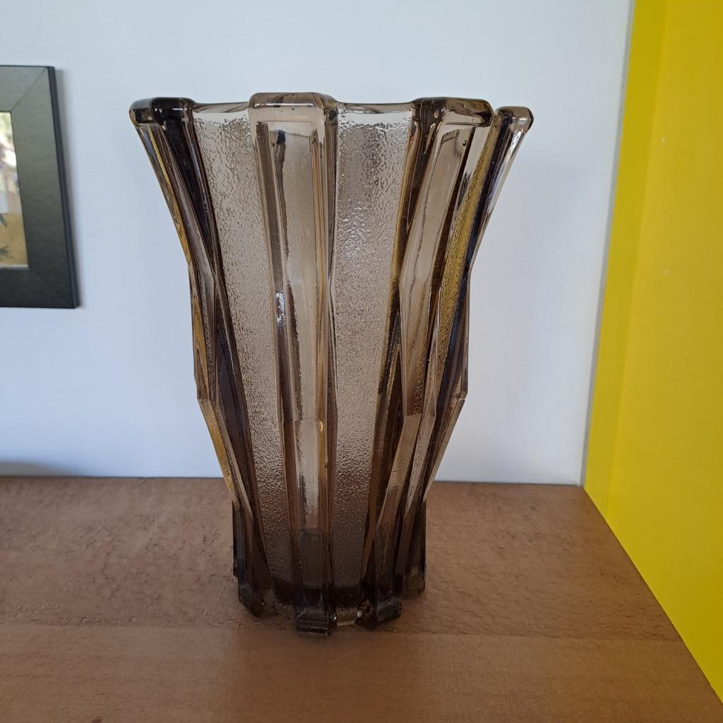Vase en verre brun de Scailmont, Enlèvement ou Envoi