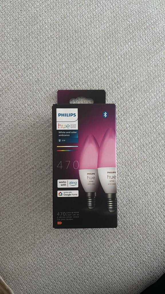 Ampoules Philips Hue White & Color Ambiance E14 – Neuf, Ophalen of Verzenden, Nieuw