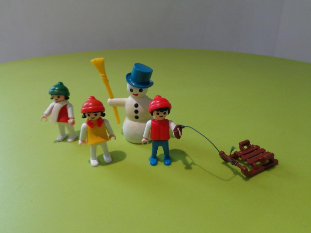 Playmobil Bonhomme de neige - vintage 1981, Enlèvement ou Envoi, Utilisé, Playmobil en vrac