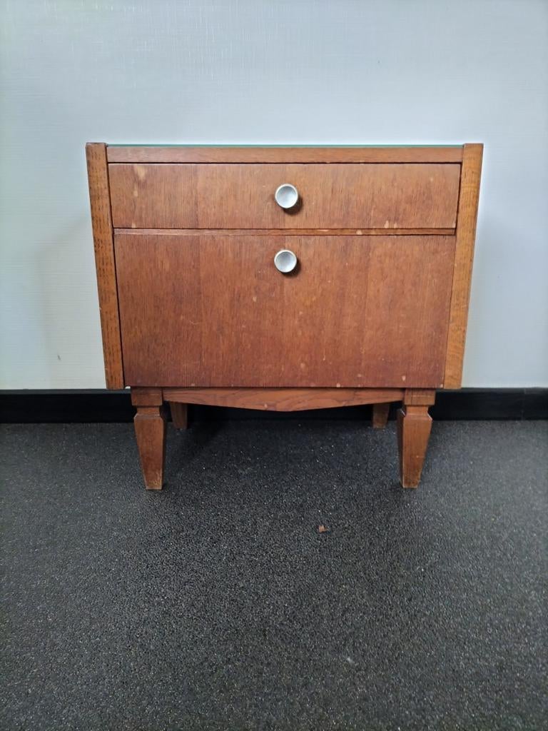 Vintage nachtkastje, Ophalen, Gebruikt