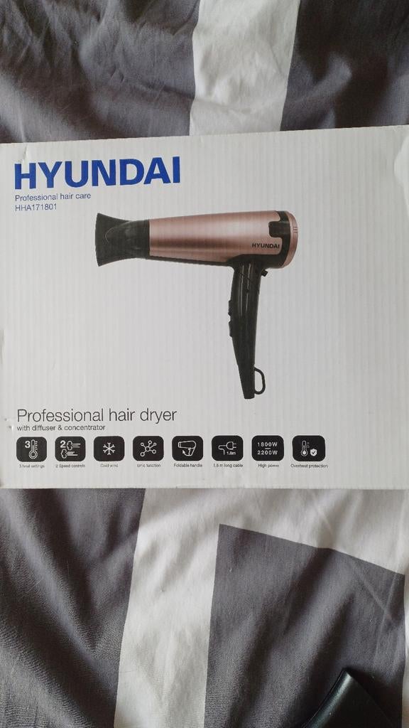 Sèche-cheveux professionnel Hyundai, Enlèvement ou Envoi, Neuf