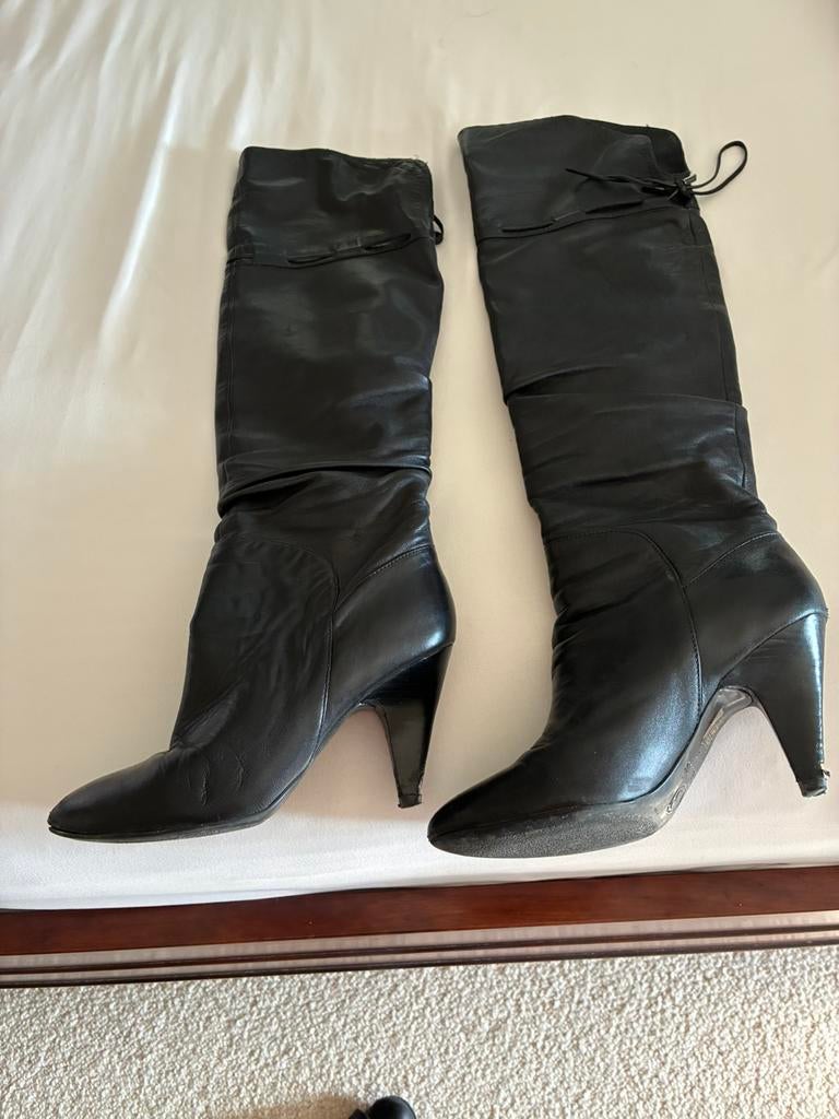 Laarzen boven de knie Guess zwart, Hoge laarzen, Guess, Verzenden, Zwart