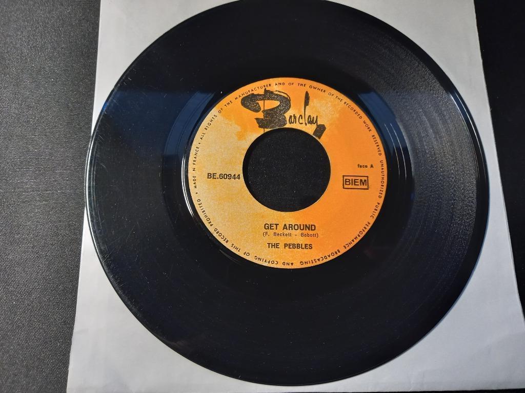 The Pebbles ‎– Get Around / 40 Miles '7, Gebruikt, 7 inch, Single, Ophalen of Verzenden