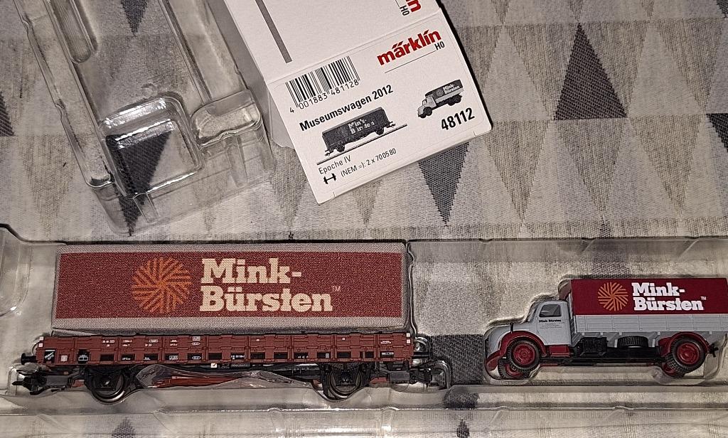 Märklin HO 48112 Museumwagenset 2012 (DB), Enlèvement ou Envoi, Comme neuf, Set de Trains, Märklin