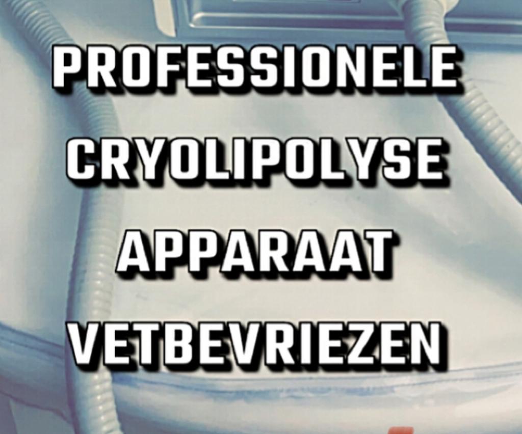 Cryolipolyse Apparaat Vetbevriezen