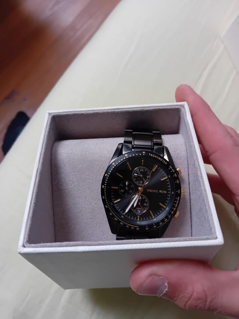 michael kors horloge, Handtassen en Accessoires, Horloges | Heren, Staal, Gebruikt, Staal, Polshorloge