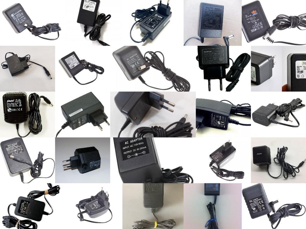 27 adaptateurs AC/DC différents - Adaptateur - 220 volts, TV, Hi-fi & Vidéo, Chargeurs, Comme neuf, Enlèvement ou Envoi