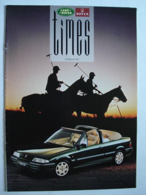 Rover/Land Rover Times voorjaar 1993 magazine, Verzenden, Gelezen, Overige merken