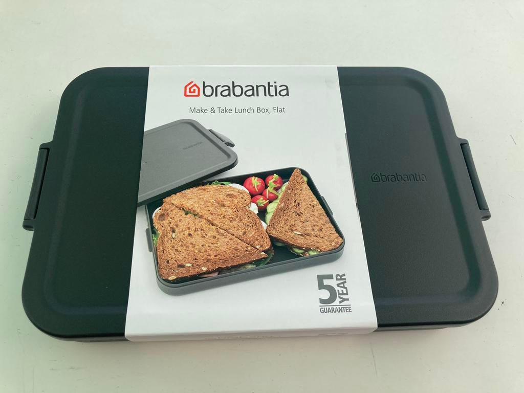 Boîte à lunch plate gris anthracite Brabantia. Neuve ‘, Neuf, Boîte