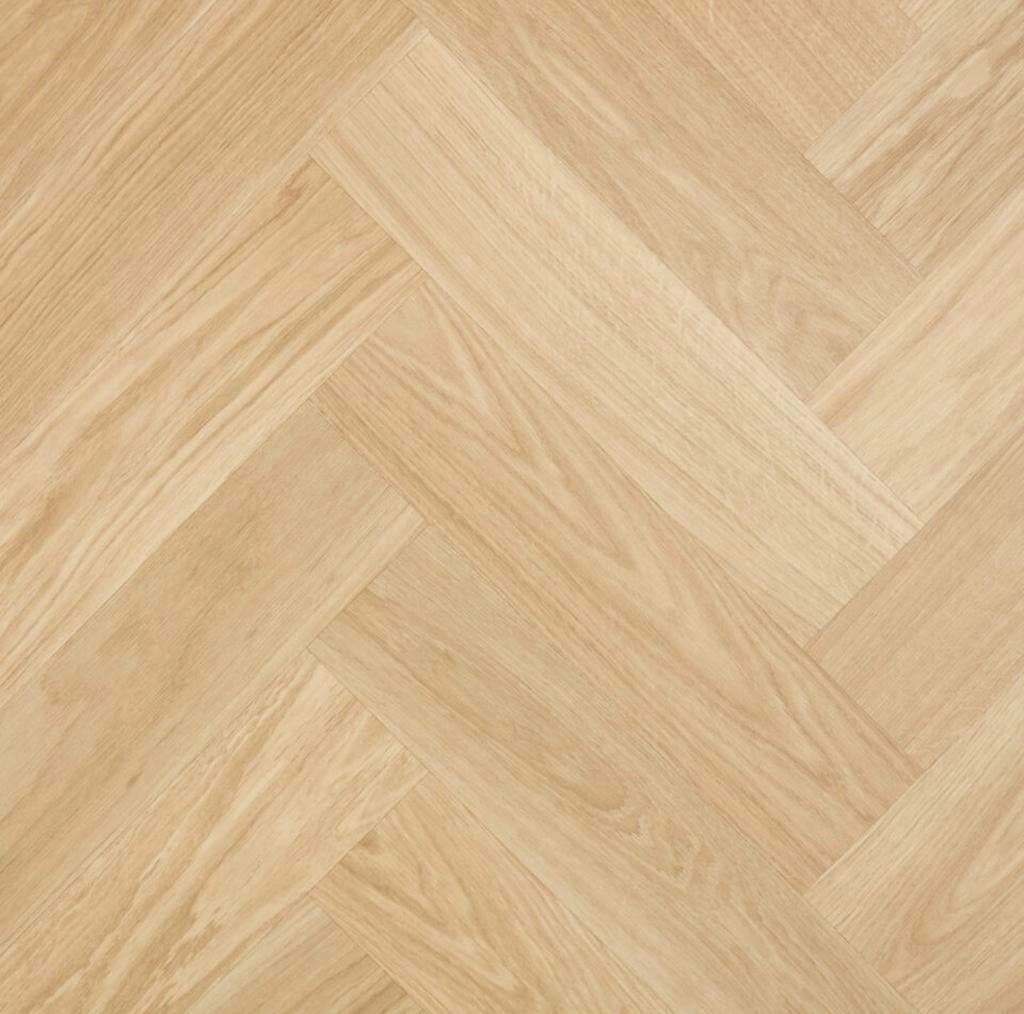 Nieuwe vinyl vloer in originele verpakking, Huis en Inrichting, Stoffering | Vloerbedekking, Ophalen, Beige, Nieuw, Visgraad