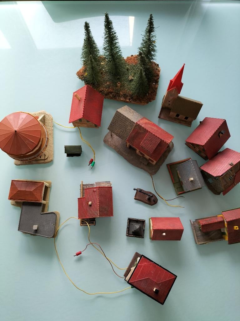 Huisjes HO Faller modeltreinspoor, Ophalen of Verzenden, Brug, Tunnel of Gebouw