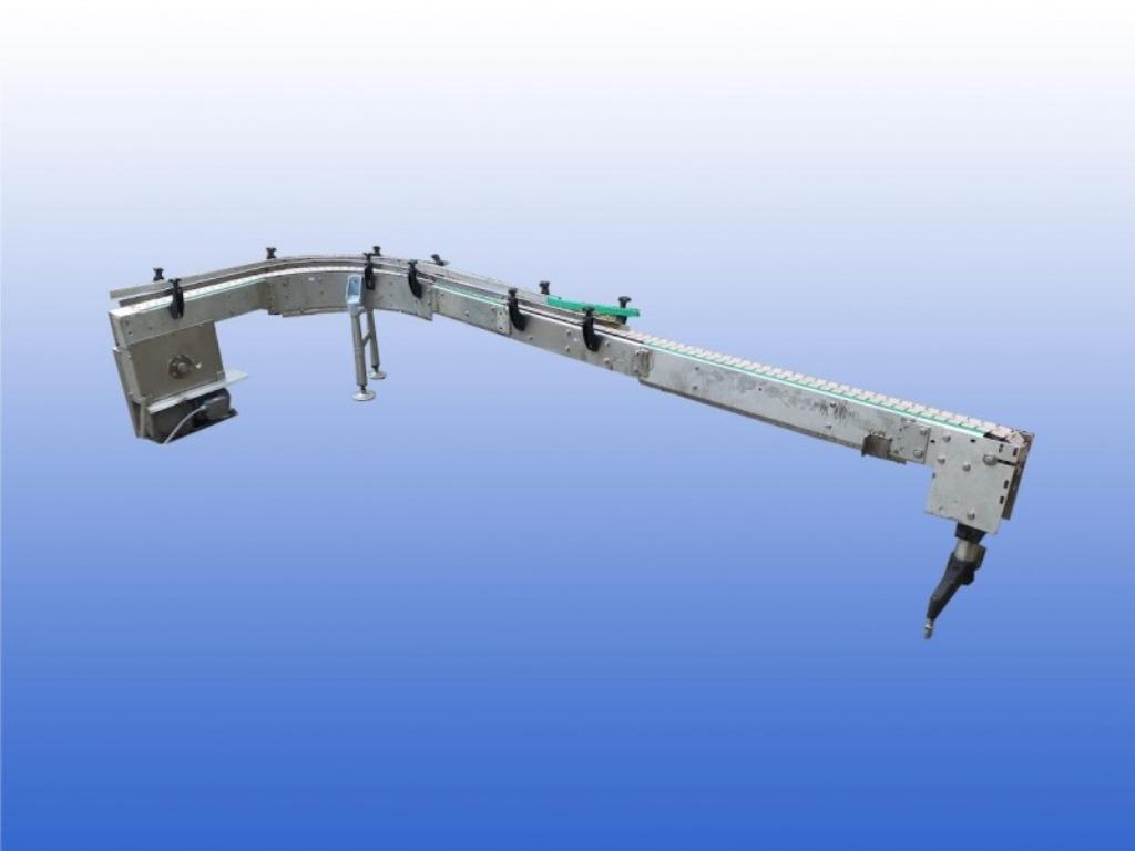 Bandbocht gebruikt  transportband lopende band 8 cm, Ophalen of Verzenden, Gebruikt