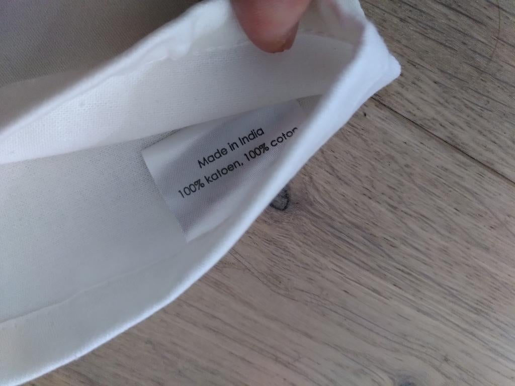 Nieuw wit tafellaken tafelkleed - rond - 150cm diameter, Ophalen, Nieuw, Rond